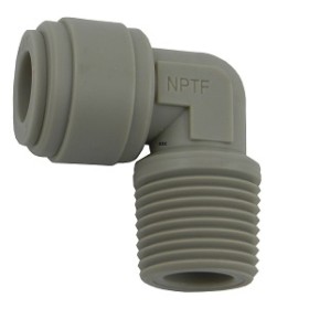 Gomito filettato 1/4" tubo 3/8"