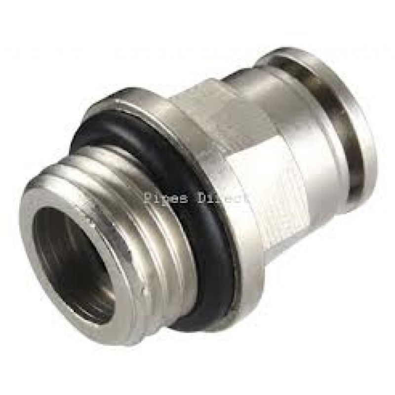 Raccordo diritto 6 mm - 1/8" Metallico