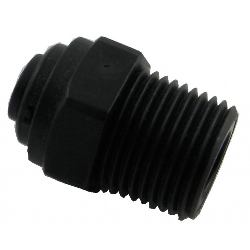 Raccordo maschio diritto 6 mm - filetto 3/8"