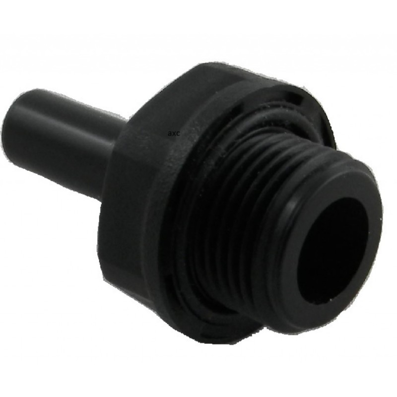 Raccordo innesto rapido diritto maschio 1/4" codolo 6mm