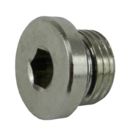 Tappo in ottone esagono incassato 1/2"