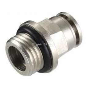 Raccordo diritto 8 mm - 1/4" Metallico