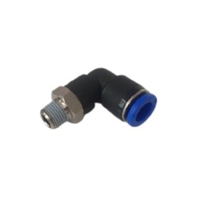 gomito girevole conico 1/8" 8 mm in resina