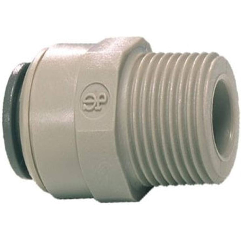 JOHN GUEST PI TERMINALE DRITTO TUBO 5/32" X 1/4" FILETTO BSPT PM010402S Confezione completa 10 Pezzi