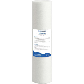 NICEDROP Filtro Sedimenti 10 Pollici 25 Micron