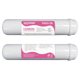 NICEDROP Filtro in Linea 12" Carbon Block 2PZ