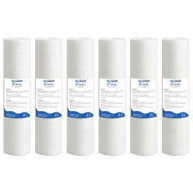 NICEDROP Filtro Sedimenti 10 Pollici 1 Micron Ultrafiltrazione 6PZ