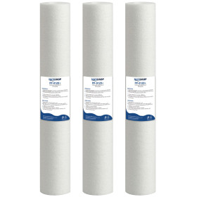 NICEDROP Filtro Sedimenti 20 Pollici 1 Micron Ultrafiltrazione 3PZ