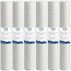 NICEDROP Filtro Sedimenti 20 Pollici 1 Micron Ultrafiltrazione 6PZ
