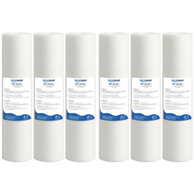 NICEDROP Filtro Sedimenti 10 Pollici 25 Micron 6PZ