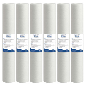 NICEDROP Filtro Sedimenti 20 Pollici 25 Micron 6PZ