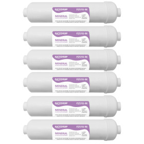 Filtri in Linea per Impianti ad Osmosi 10 Pollici 1/4 filetto- 6PZ