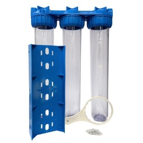 Batteria tris contenitore tazza porta filtro 20"