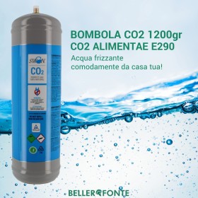 Bombola CO2 usa e getta 1200gr SWAN