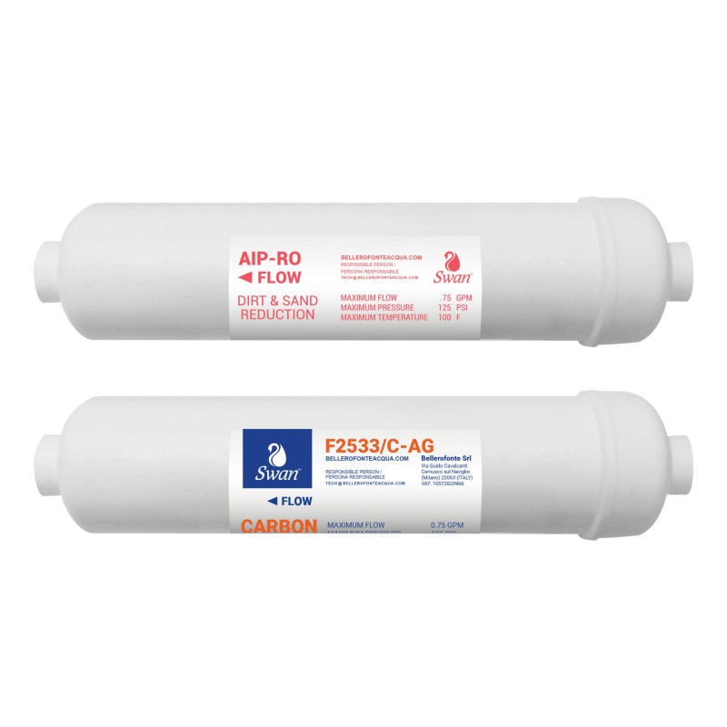 Set di filtrazione osmosi anti-batterico 10"