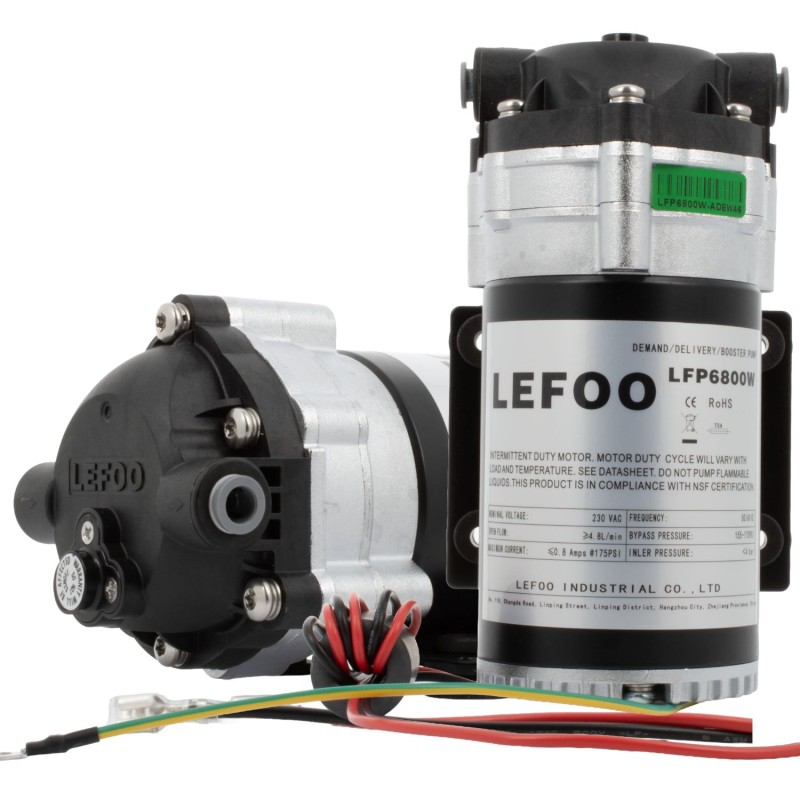 Pompa a membrana Lefoo 6800W 220V con innesti rapidi 8mm