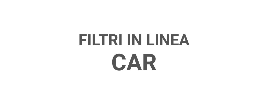 Filtri in linea CAR